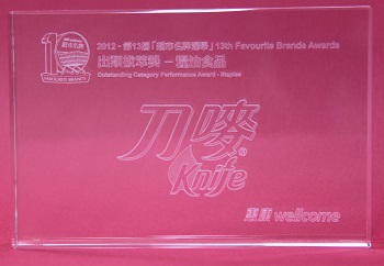 13th Wellcome Favourite Brands Awards – Outstanding Category Performances Award –Staples- Knife